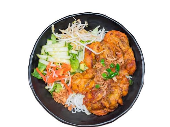 V1.Grilled Lemongrass Chicken  Vermicelli-燒香茅雞麵湯-Bún Gà Nướng Xả
